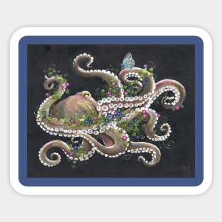 The Octopus Who Became A Garden For His Unlikely Friend Sticker